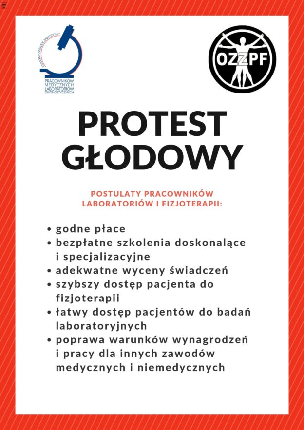 2019-05-21 PROTEST GŁODOWY KZZPMLD i OZZPF