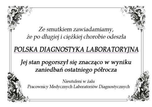 2020-11-01 pogrzeb polskiej diagnostyki laboratoryjnej